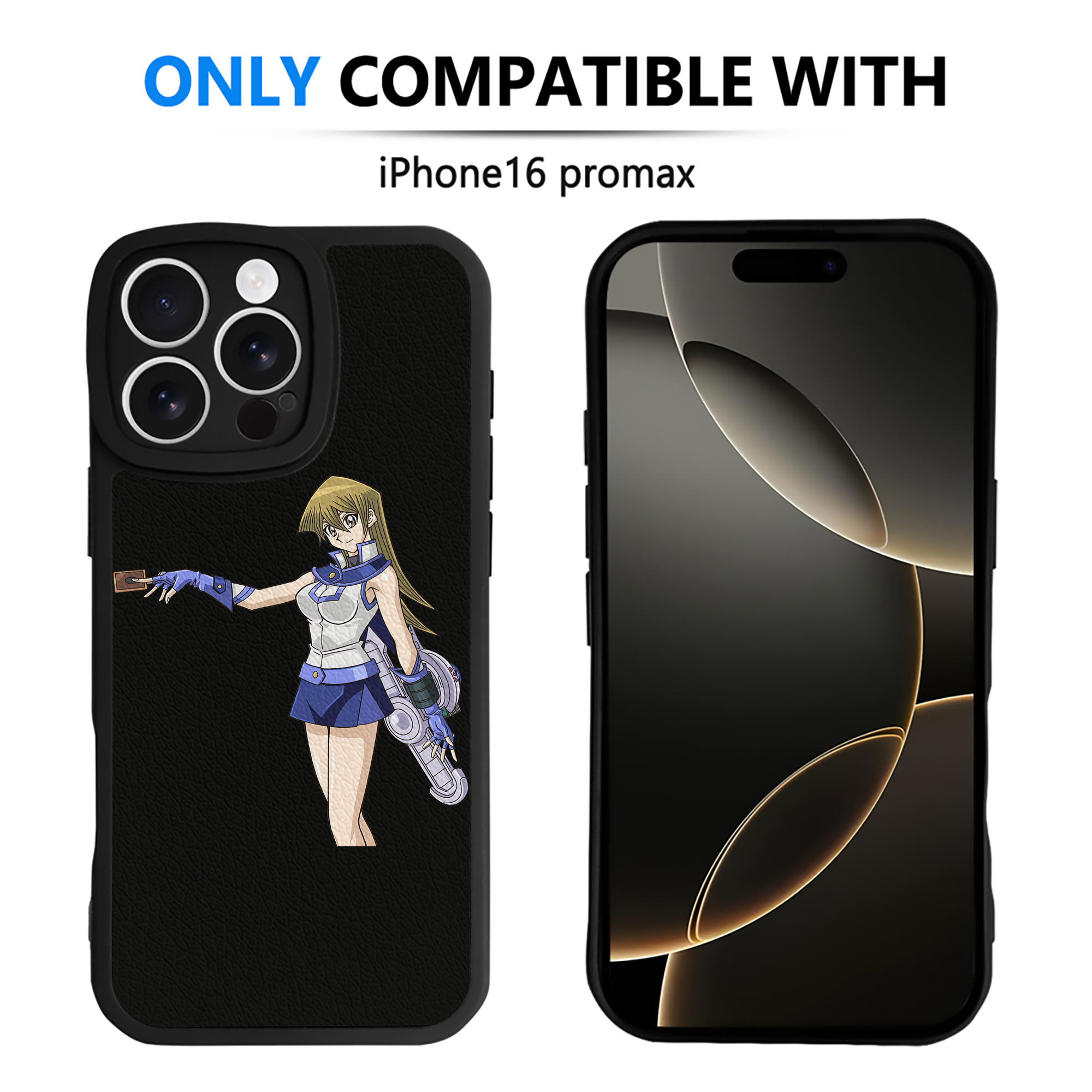 遊☆戯☆王 Yu-Gi-Oh! 【iPhone 16シリーズ対応】シリコンスマホケース（レザー調） 材質：シリコン